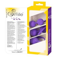   SMILE 3 Skittles - sada gejzírových kuliček - fialová (3 kusy)