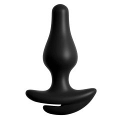 HOOKUP Plug - krajkové dno s análním dildem (černé)