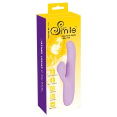   SMILE Thrusting - nabíjecí vibrátor rotační s ramenem na klitoris (fialový)