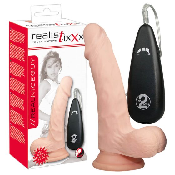 You2Toys Realistixxx Real Nice Guy - realistický vibrátor (17,5 cm)