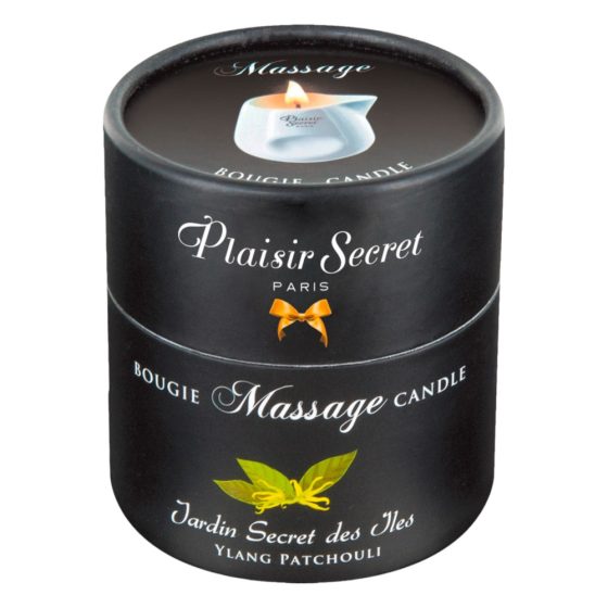 Plaisirs Secrets Ylang Patchouli - masážní svíčka (80 ml)
