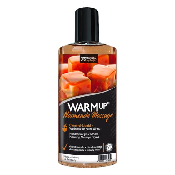 JoyDivision Warm Up Caramel - hrejivý masážny olej karamelový (150ml)