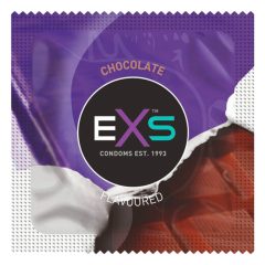   EXS Hot Chocolate - kondom s čokoládovou příchutí - černý (100 ks)