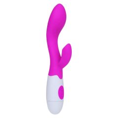   Pretty Love Brighty - vodotěsný vibrátor na bod G s ramenem na klitoris (fialový)