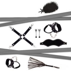   RS Soiree Kinky Me Softly - BDSM bondage set - černý (7 kusů)