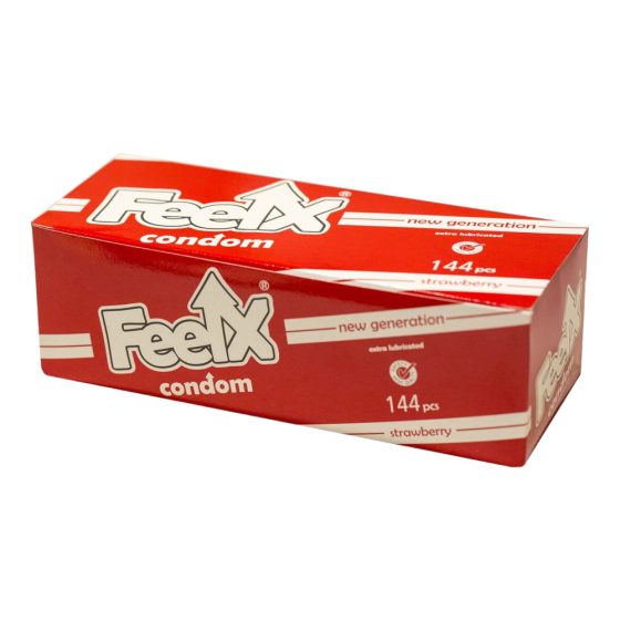 Презервативи FeelX - ягода (144бр.)