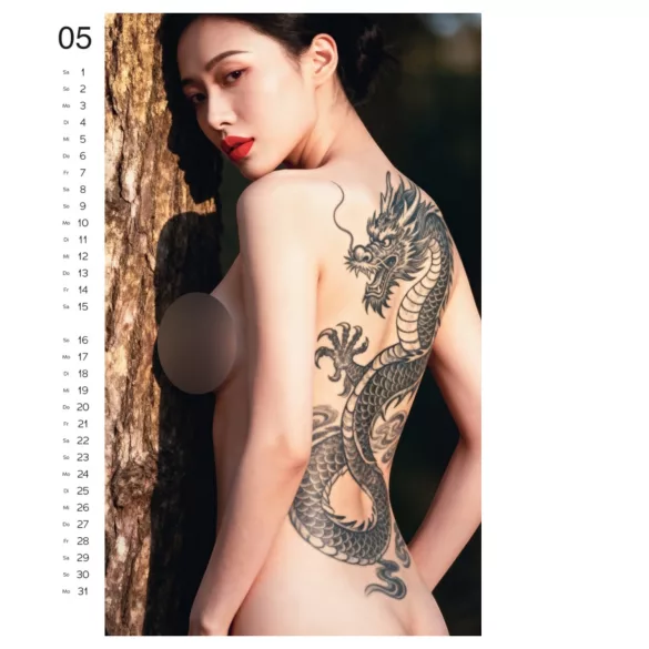 Tattoo Girls 2027 - еротичен стенен календар (1 бр.)