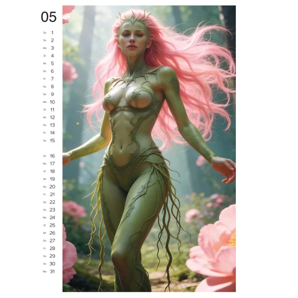 Wild Fantasy 2027 - еротичен стенен календар (1 бр.)