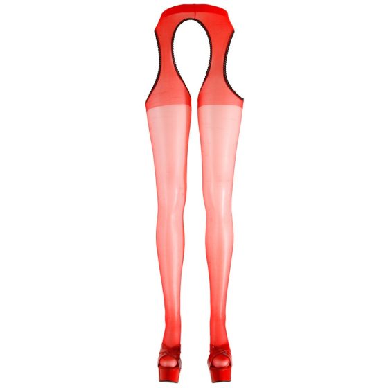 Cottelli - Секс чорапи (червени) - L/XL