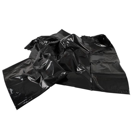 Блестяща покривка за одеяло - черна (135 x 200 cm)