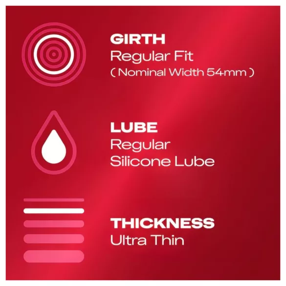 Durex Feel Ultra Thin - ултра тънки презервативи - натурален латекс - 10 броя
