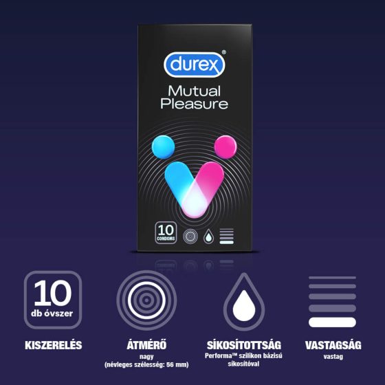Durex Mutual Pleasure - презерватив със закъснител (10бр.)
