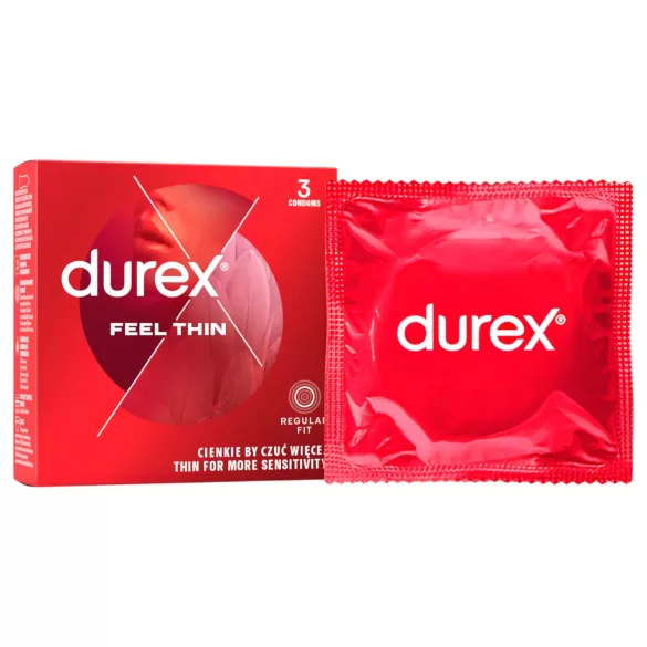 Durex Feel Thin - презерватив с естествено усещане (3 бр.)