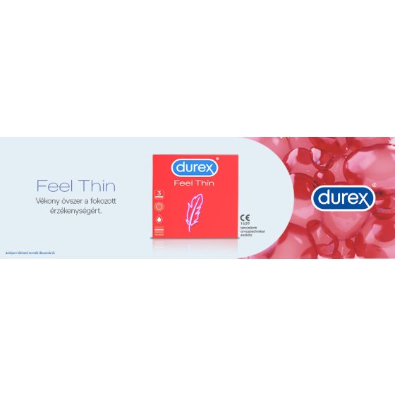 Durex Feel Thin - презерватив с реалистично усещане (3db)