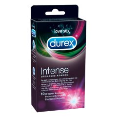   Durex Intense - презервативи с оребрения и петна (10бр.) -
