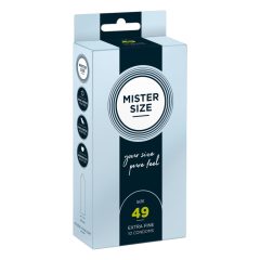   Тънък презерватив Mister Size - 49 мм (10 бр.)
