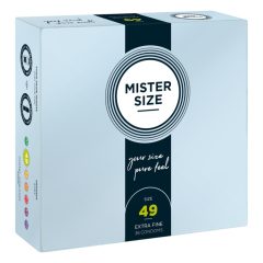   Тънък презерватив Mister Size - 49 мм (36 бр.)