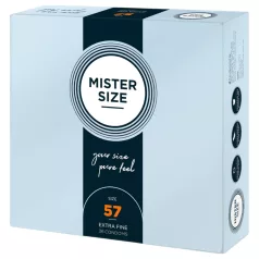   Mister Size - тънки презервативи - 57 мм - 36 броя