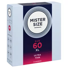   Mister Size - тънък презерватив - 60мм - 3 броя