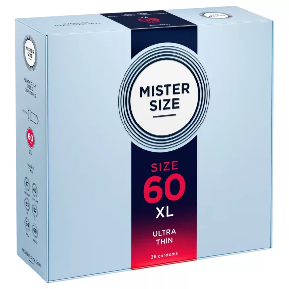 Mister Size - тънък презерватив - 60мм - 36 броя
