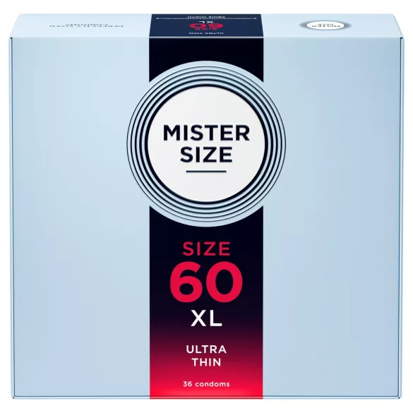 Mister Size - тънък презерватив - 60мм - 36 броя