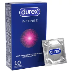   Durex Intense - Оргазмични презервативи (10 бр.)