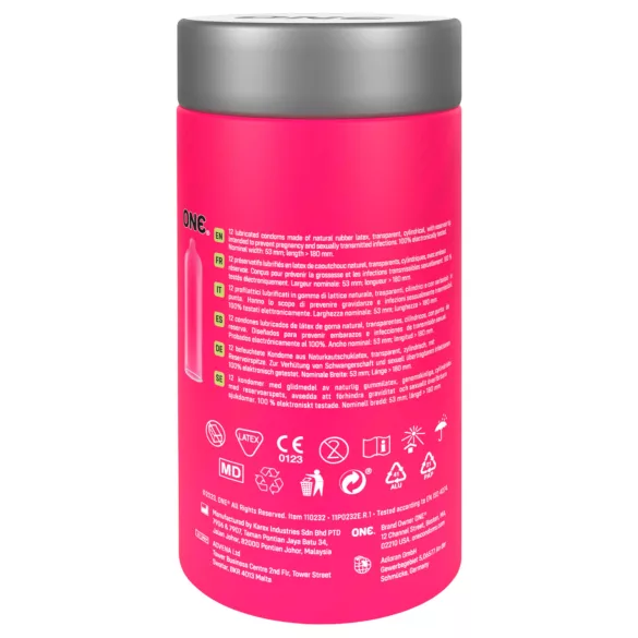 ONE Flavor Waves - ароматизирани презервативи - микс (12 бр.)