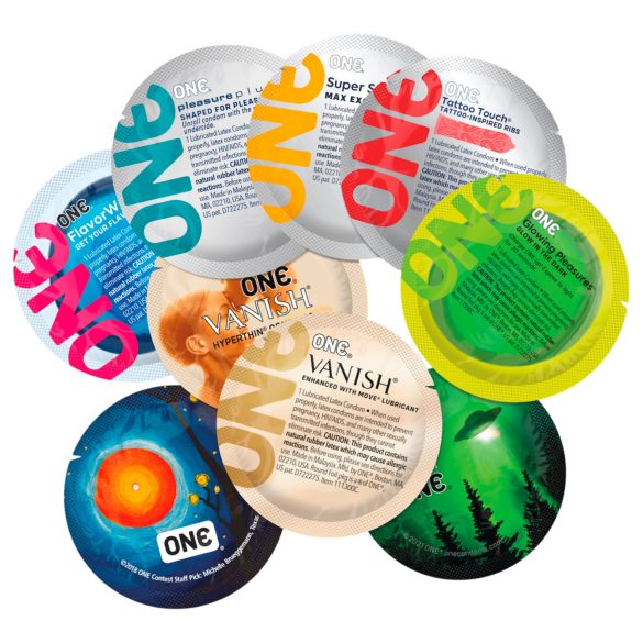 Пакет презервативи ONE Mixed Pleasures (12 бр)