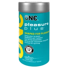   ONE Pleasure Plus - презерватив с вътрешни релефи (12 броя)