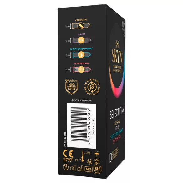 SKYN Selection+ - селекция латекс‑безплатни презервативи (10 бр.)