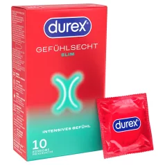 Durex - Тънки презервативи (10 бр.)