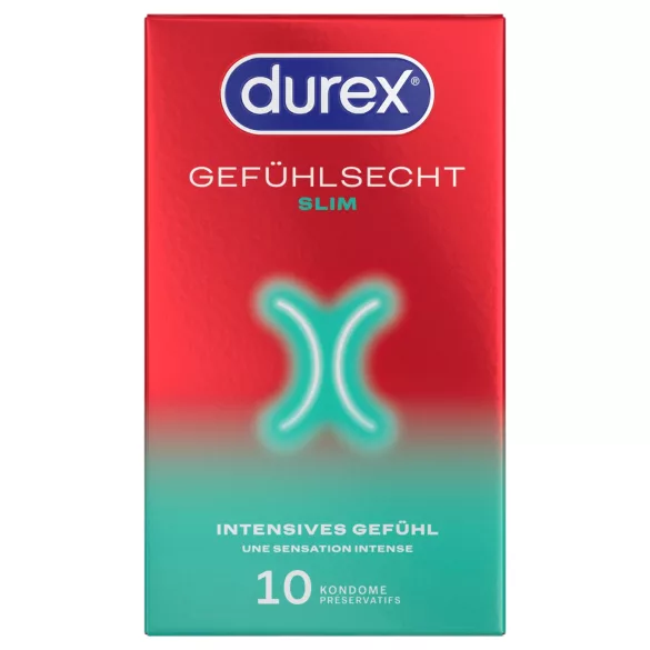 Durex - Тънки презервативи (10 бр.)