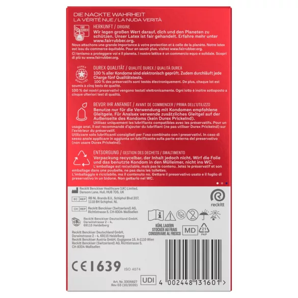 Durex - XXL презерватив (10 бр.)