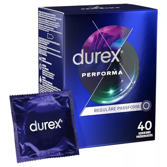 Durex Performa - забавящи презервативи - 40 броя
