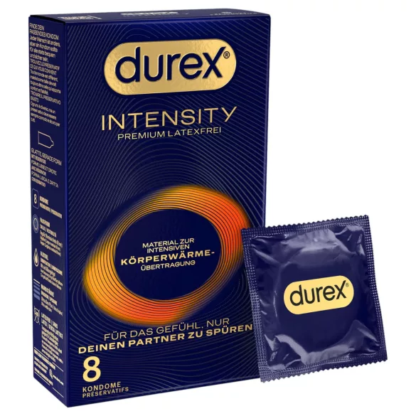 Durex Intensity - тънък презерватив без латекс (8 бр.)