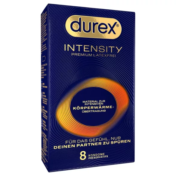 Durex Intensity - тънък презерватив без латекс (8 бр.)