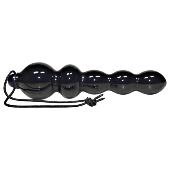 You2Toys Black Jack - анален дилдо с перли (черен)