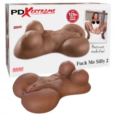   Pipedream Fuck Me Silly Sista - кафяв женски торс мастурбатор (5,7 кг)