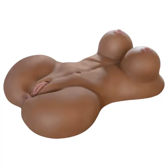 Pipedream Fuck Me Silly Sista - кафяв женски торс мастурбатор (5,7 кг)