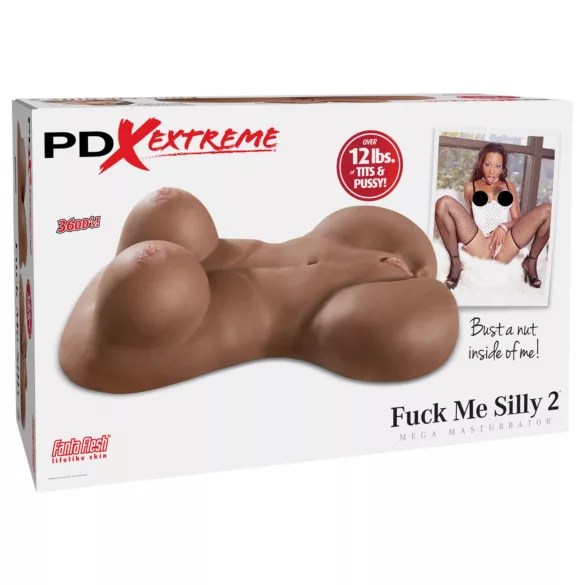 Pipedream Fuck Me Silly Sista - кафяв женски торс мастурбатор (5,7 кг)
