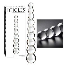   Icicles No. 2 - сферичен стъклен вибратор (полупрозрачен)