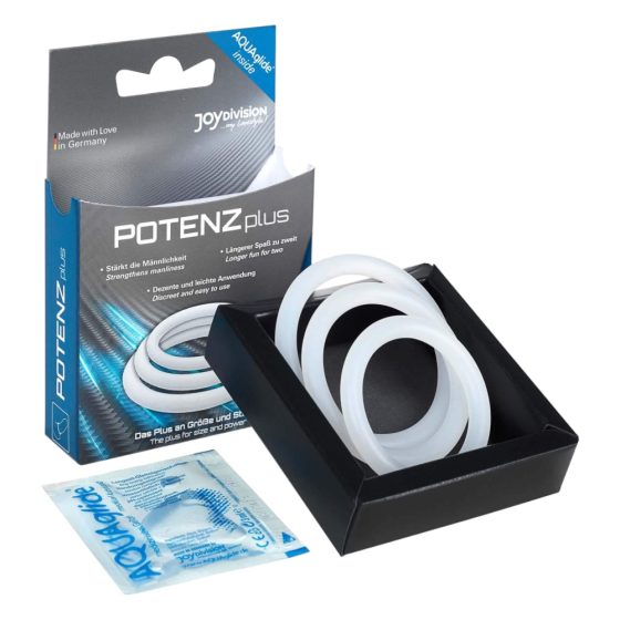 POTENZplus пенис пръстен - комплект (3бр.)