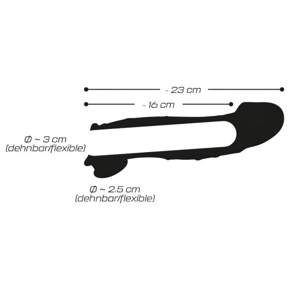 Crystal Skin - удължаващ ръкав за пенис