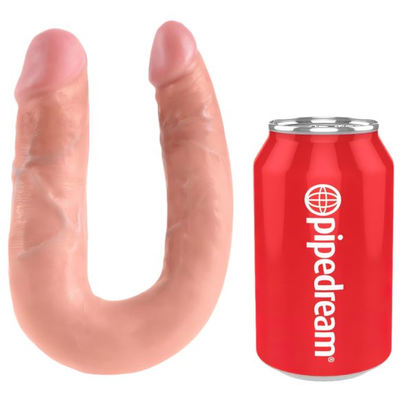 King Cock - двойно дилдо - среден размер - телесен цвят