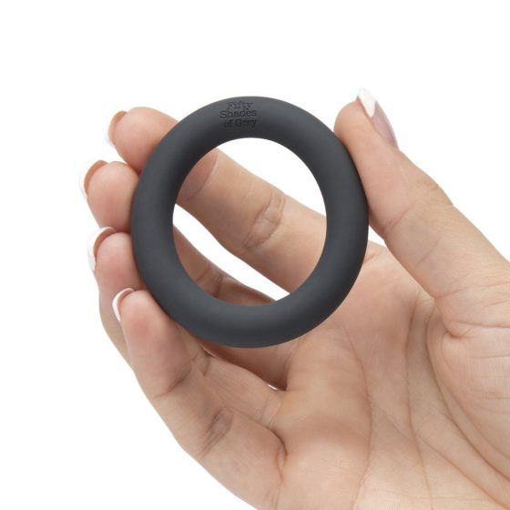 Петдесет нюанса сиво - Пенис пръстен The Perfect O (черен)