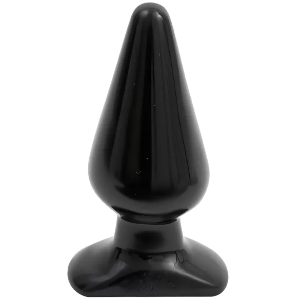 Doc Johnson черна анална тапа - класик, голяма - (14,5 cm)