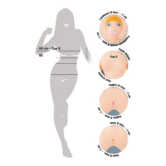 You2Toys - надуваема кукла жена - реалистична