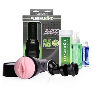 Fleshlight Pink Lady - Оригинален комплект за вагина (5 части)