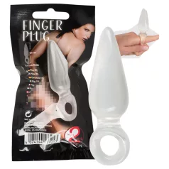   You2Toys - Finger Plug - анален плъг за пръст (прозрачен)