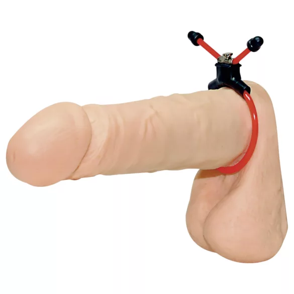 You2Toys - регулируем пенис пръстен - червен